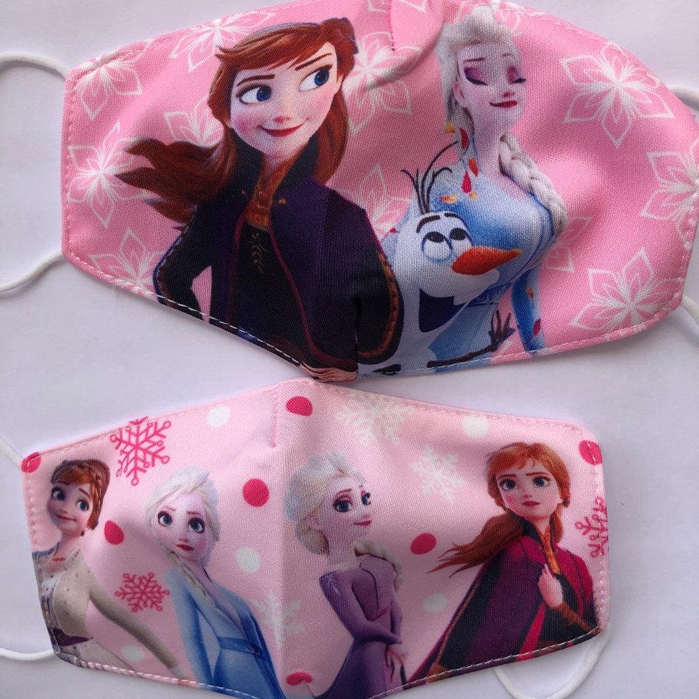 kids girls face mask frozen princess disney - Picture 1 of 4